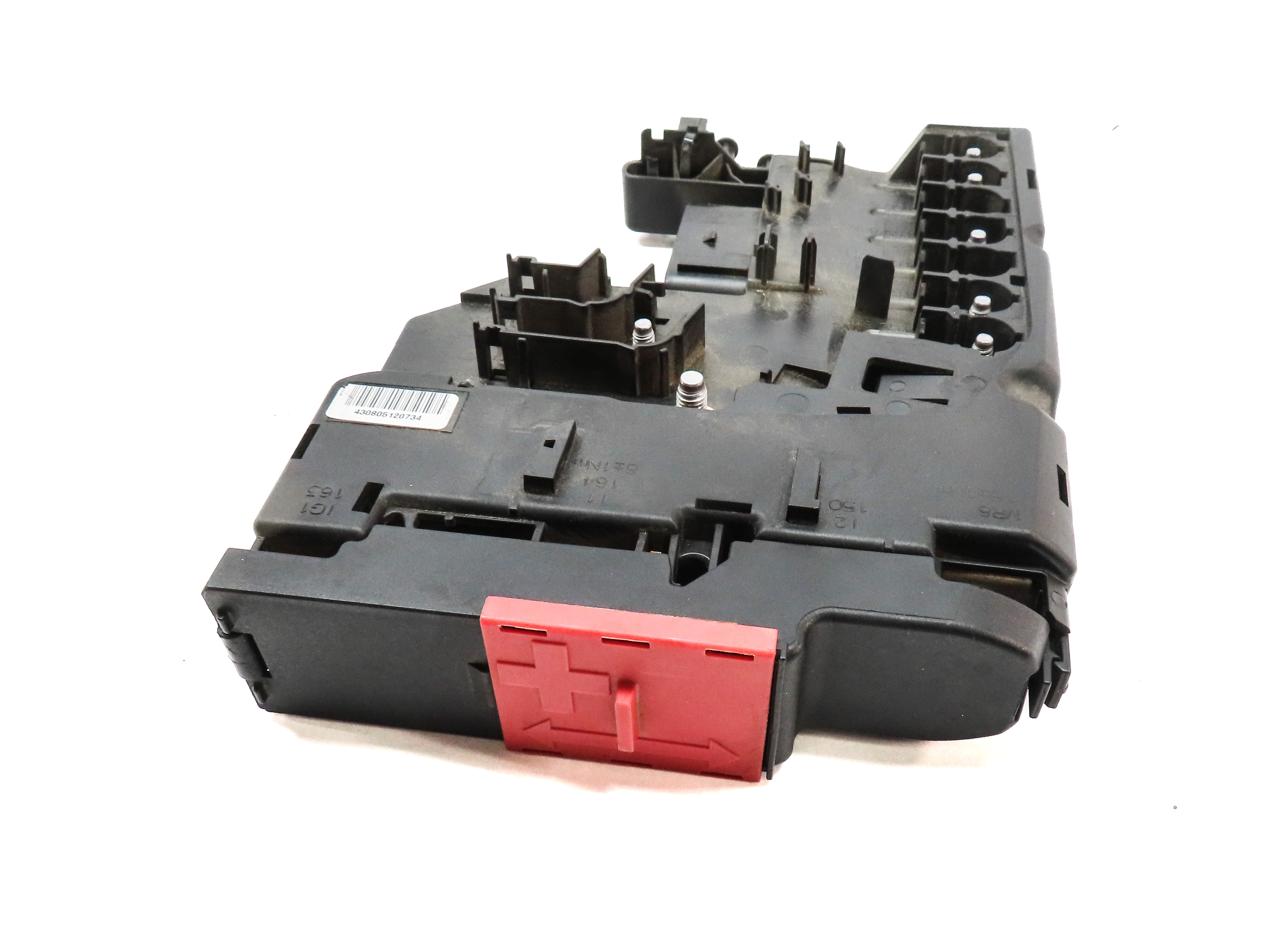 13 MERCEDES C250 W204 1.8T POSITIVE BATTERY JUMP POST TERMINAL FUSE PLATE — exact item pictured